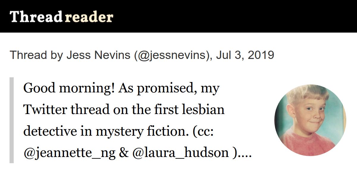 Thread By Jessnevins Good Morning As Promised My Twitter