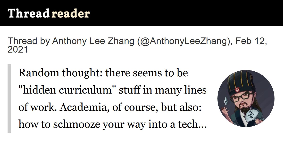 Thread by @AnthonyLeeZhang on Thread Reader App – Thread Reader App