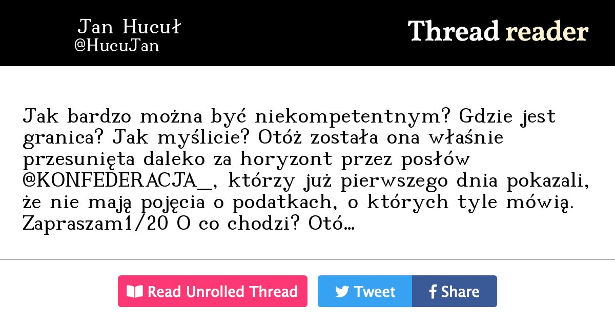 Thread by @HucuJan on Thread Reader App