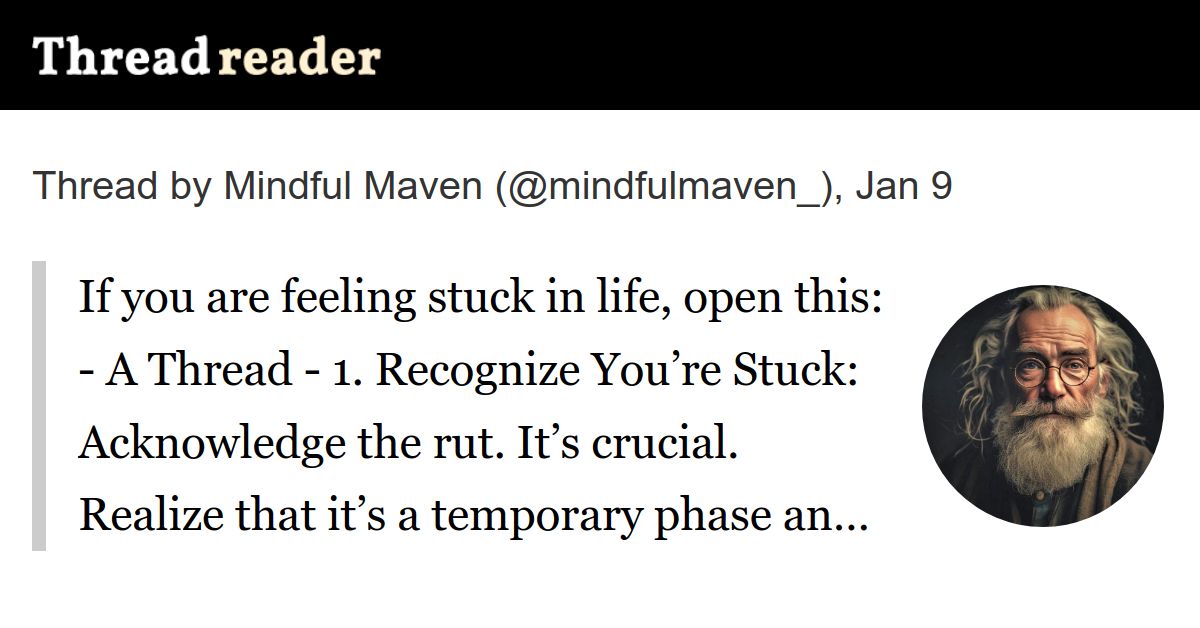 Thread by @mindfulmaven_ on Thread Reader App – Thread Reader App