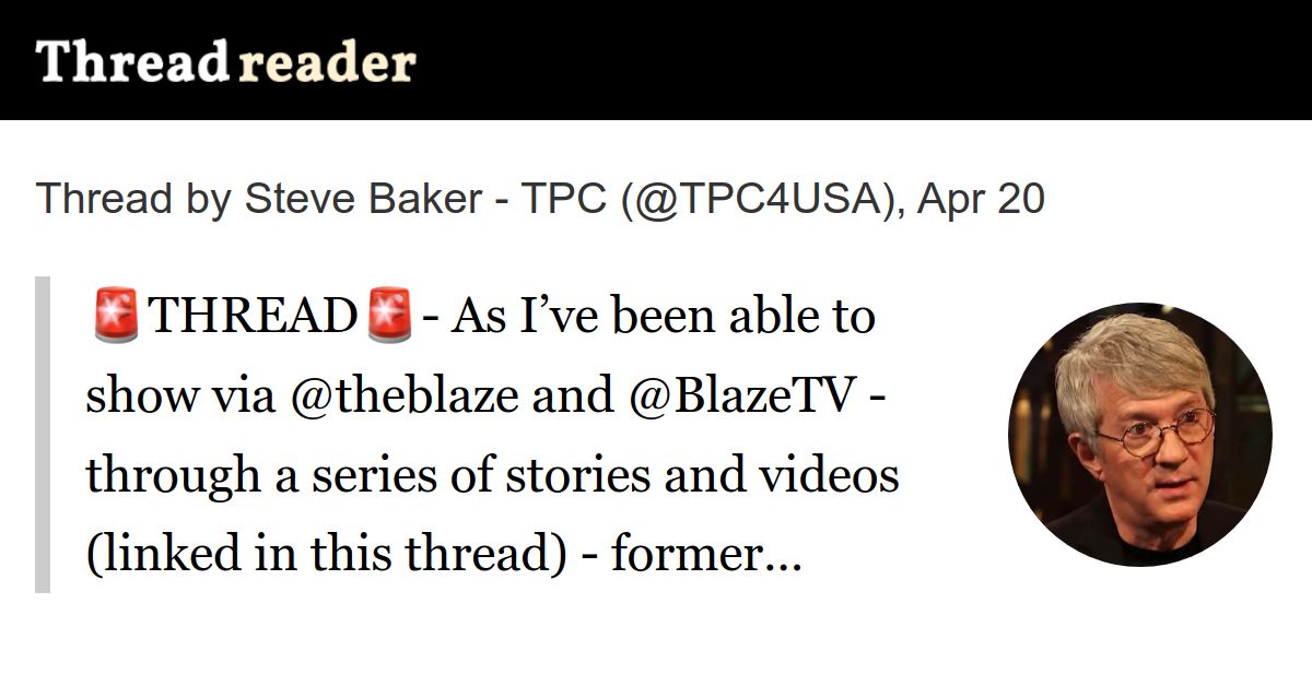 Thread by @TPC4USA on Thread Reader App
