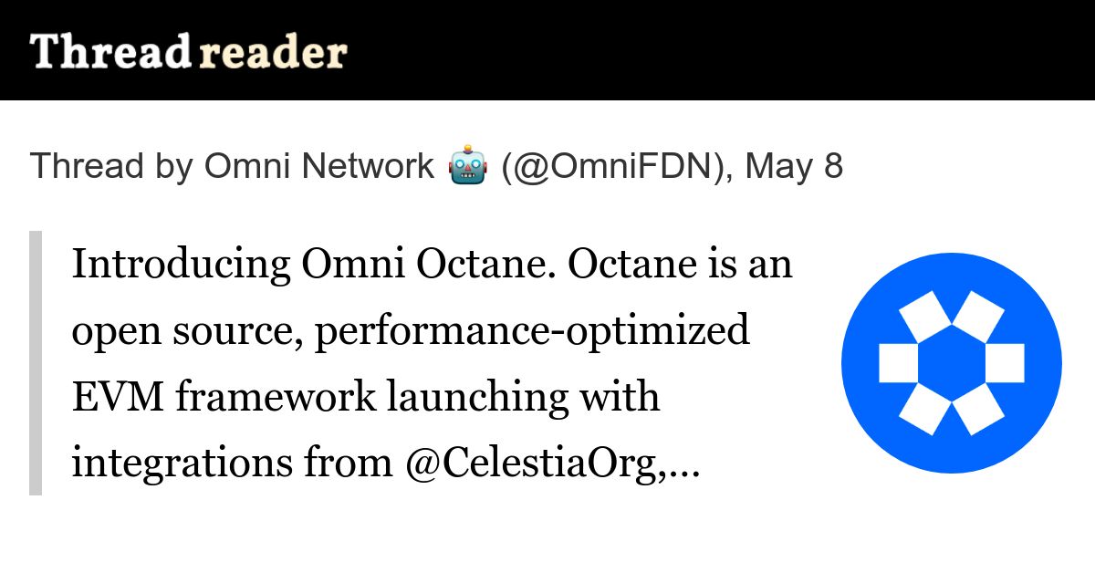 Octane: Performance-Optimized EVM Framework (3 minute read)