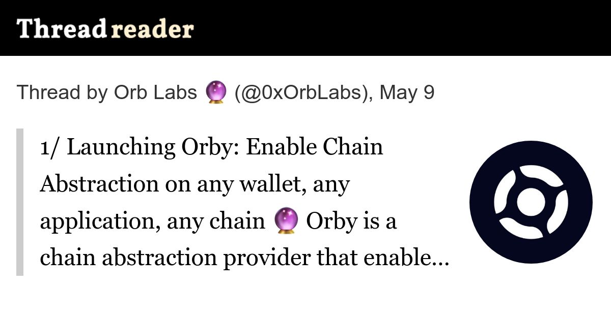 Orb Labs launches ORBY (5 minute read)